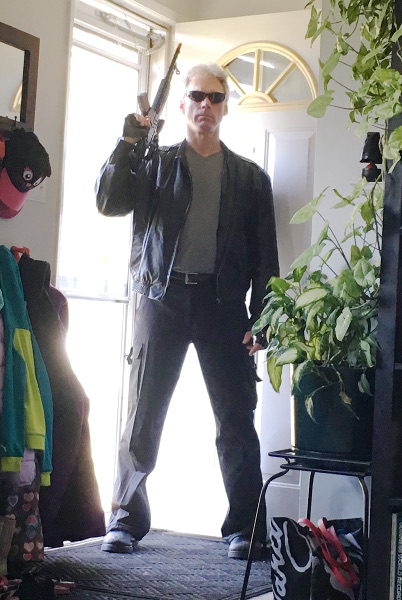 Arnold Swarzenegger impersonator in Edmonton